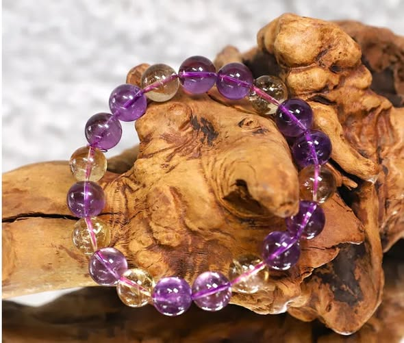 Bracelet en amétrine