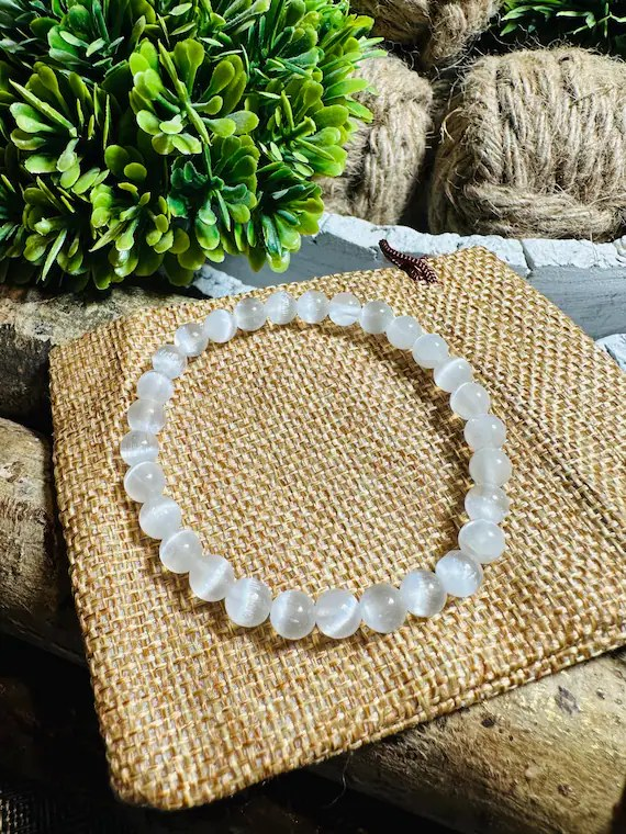 Bracelet en sélénite